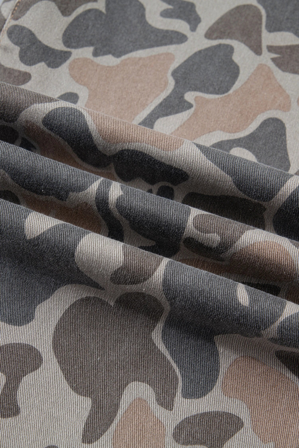 Camouflage Denim Patch Pocket Jeans