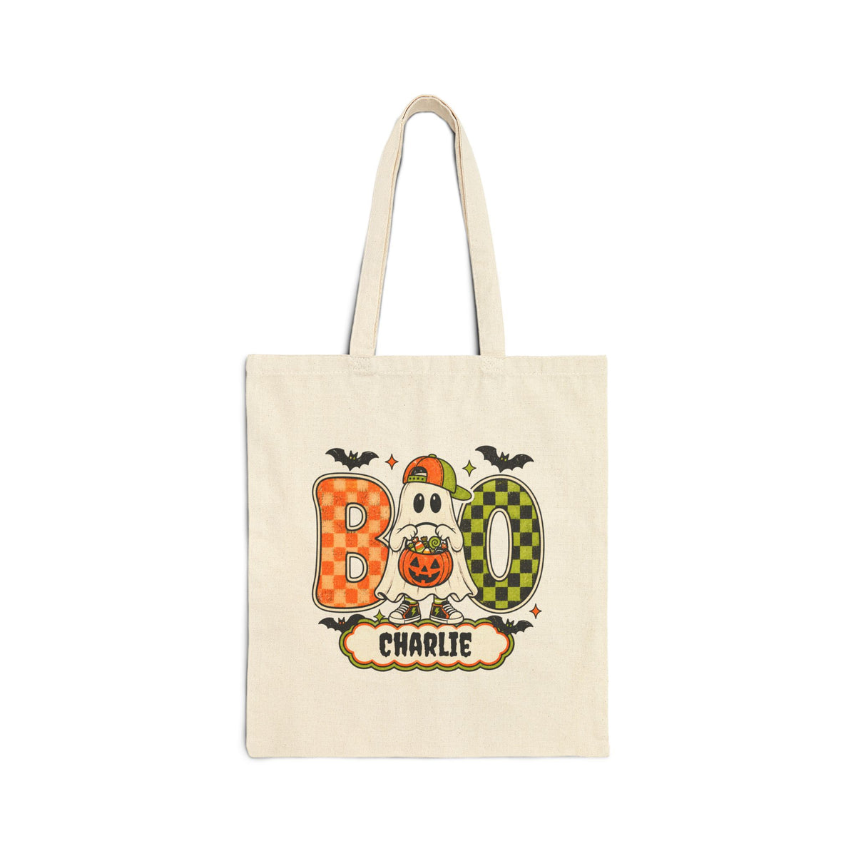 Boo Halloween Candy Bag Tote Personalizable