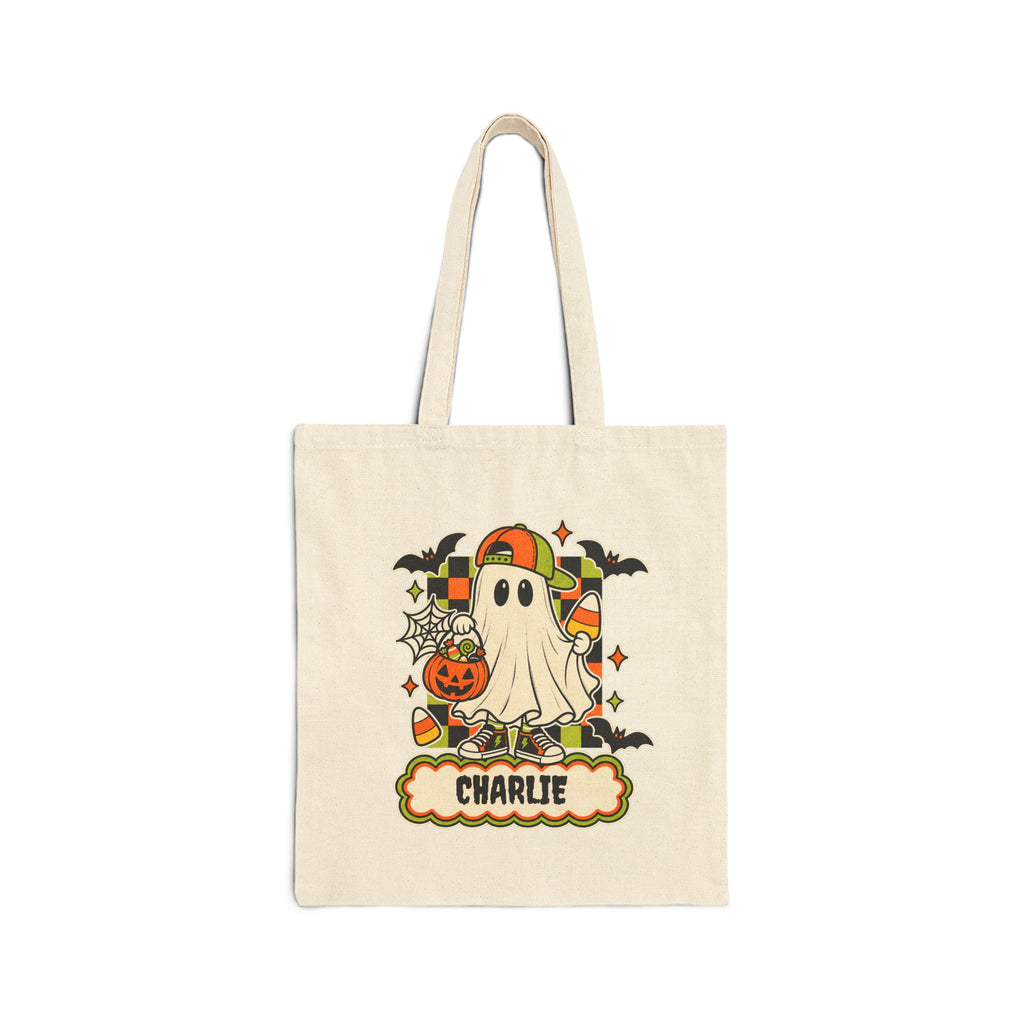 Personalized Halloween Candy Bag Tote for Boy