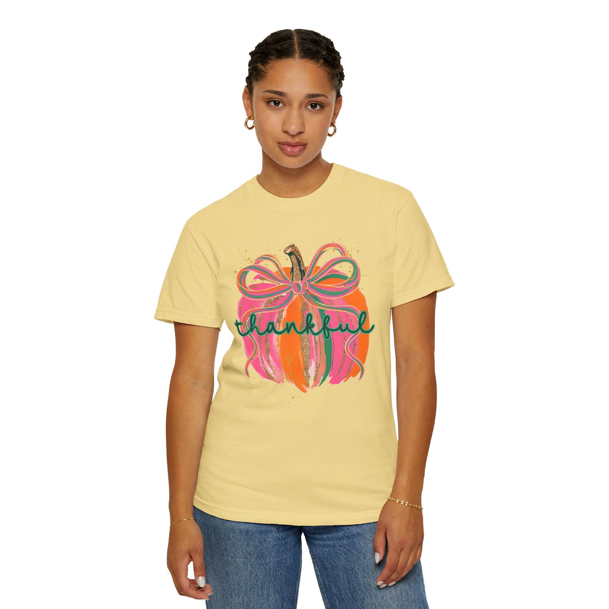 Thankful Colorful Pumpkin T-Shirt