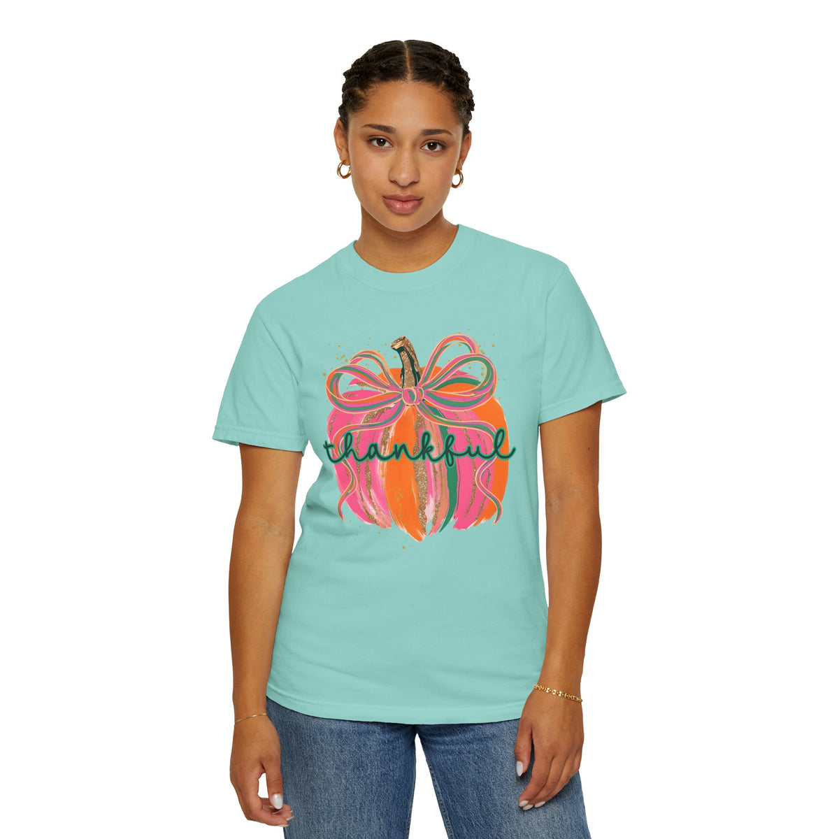 Thankful Colorful Pumpkin T-Shirt