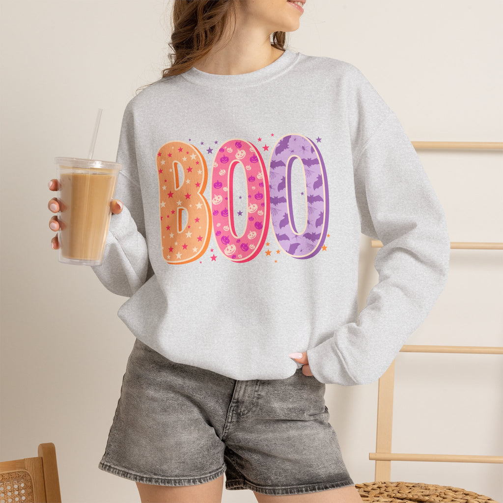 Halloween 'Boo' Crewneck Sweatshirt
