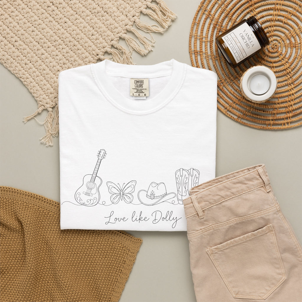 Vintage Line Art Music Tee — "I am like jazz"