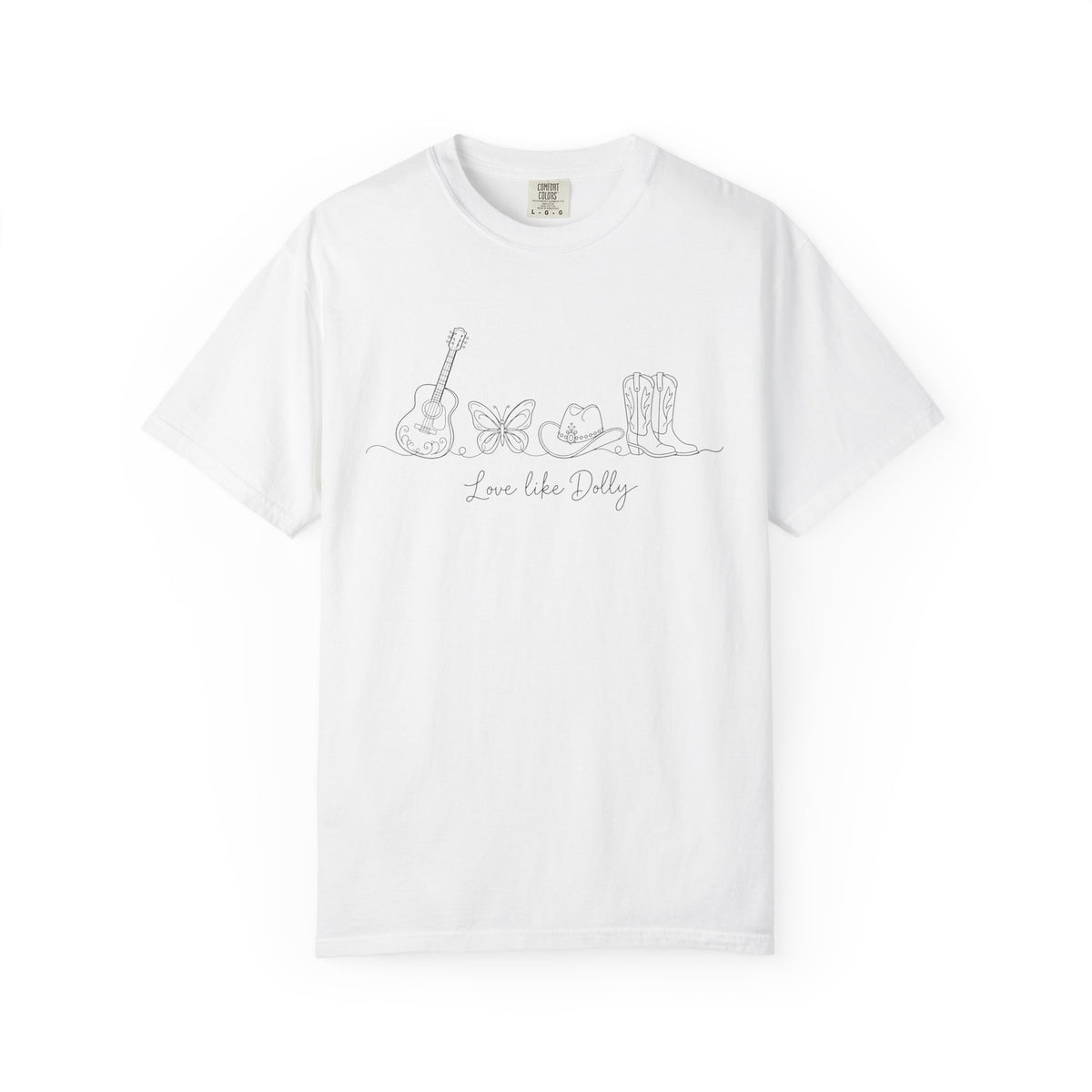 Vintage Line Art Music Tee — "I am like jazz"