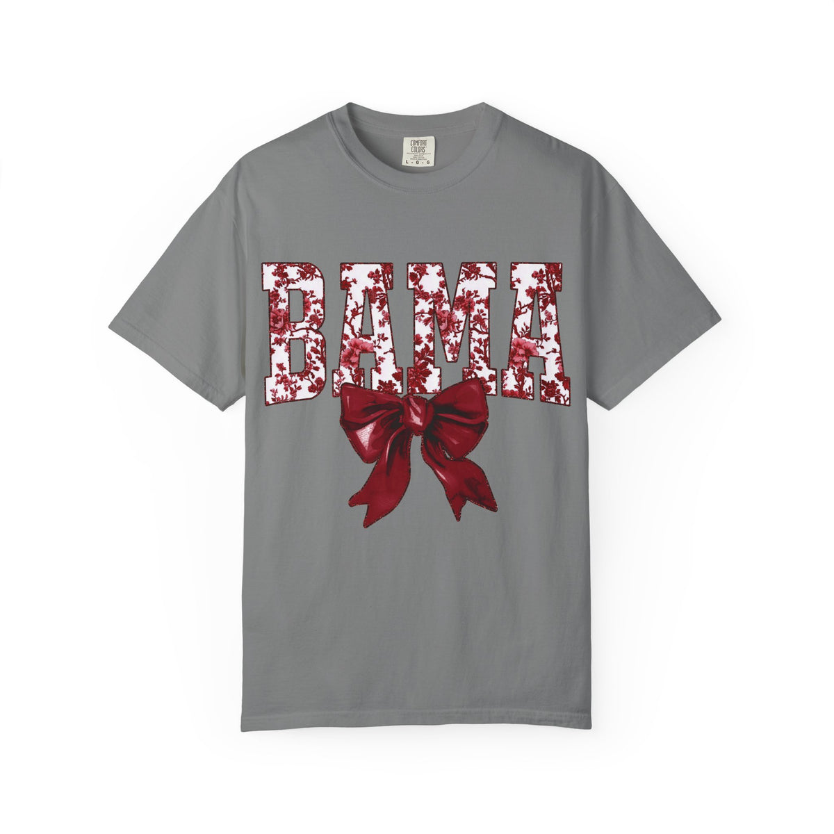 BAMA Floral Bow T-Shirt — Alabama Crimson Tide Tee