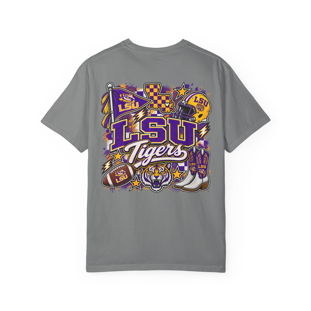 LSU Tigers Graphic T-Shirt — College Football Fan Tee