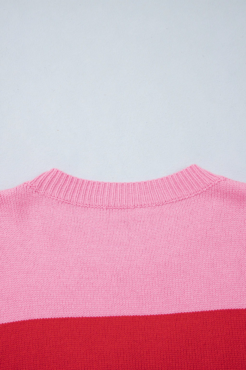 Pink Stripe Festive Holly Jolly Sequin Christmas Holiday Sweater