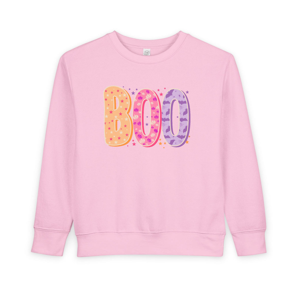 Toddler Sweatshirt - Cute "BOO" Halloween Crewneck for Kids