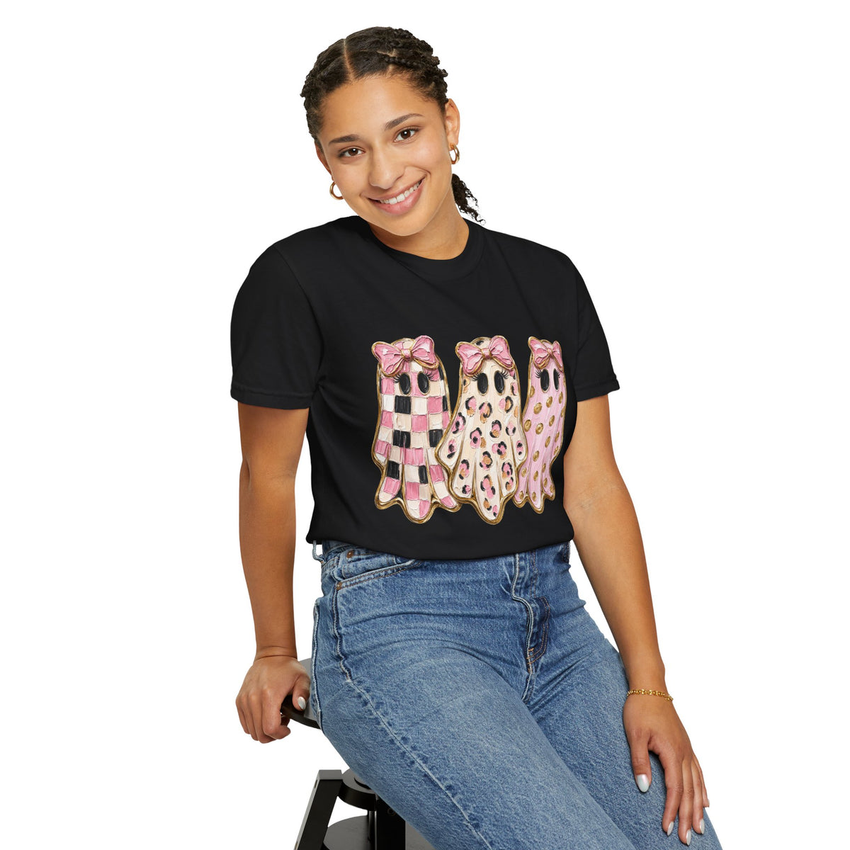 Cute Pink Ghost Trio T-Shirt