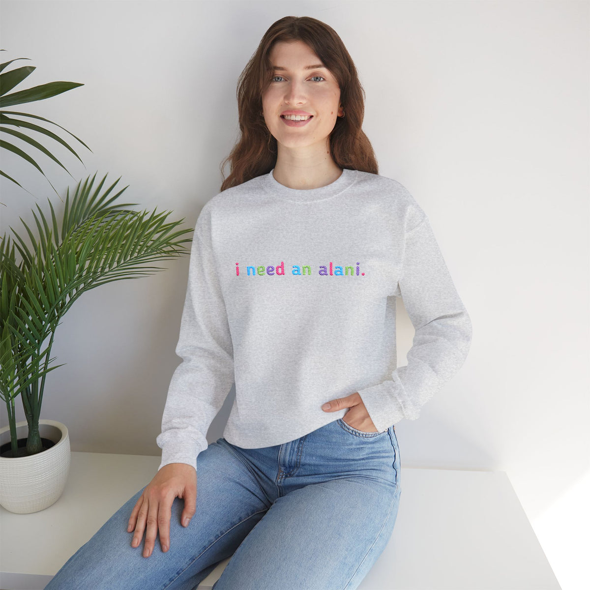 I need an alani. Embroidered Sweatshirt