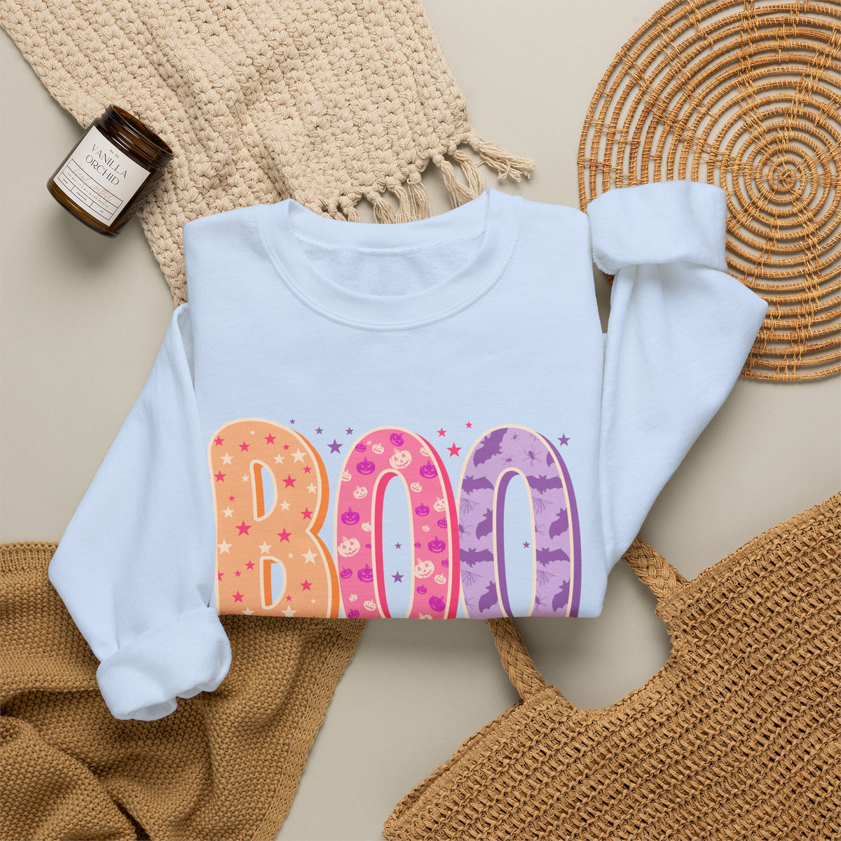 Halloween 'Boo' Crewneck Sweatshirt