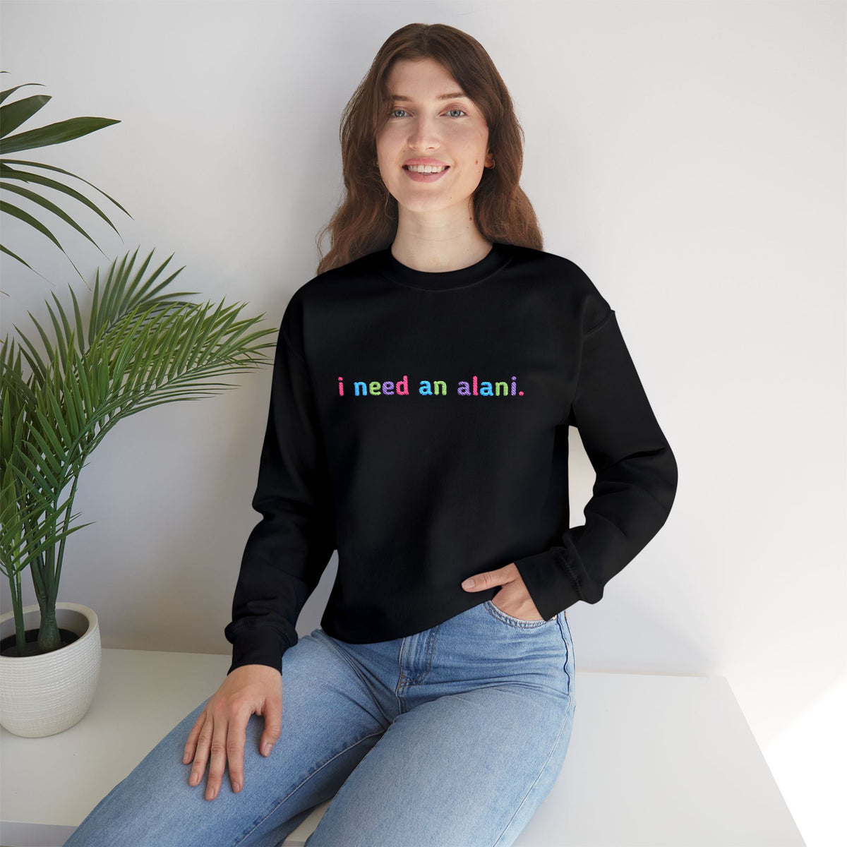 I need an alani. Embroidered Sweatshirt