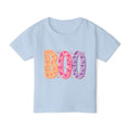 Colorful "BOO" Halloween Graphic - Toddler T-Shirt