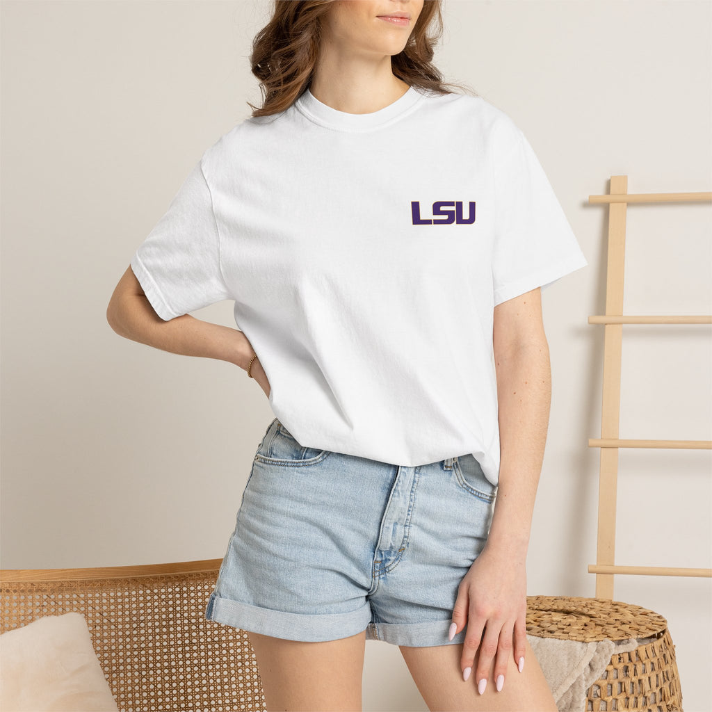 LSU Tigers Graphic T-Shirt — College Football Fan Tee