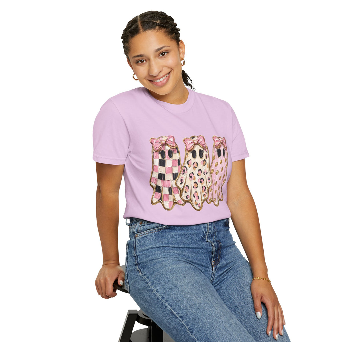 Cute Pink Ghost Trio T-Shirt