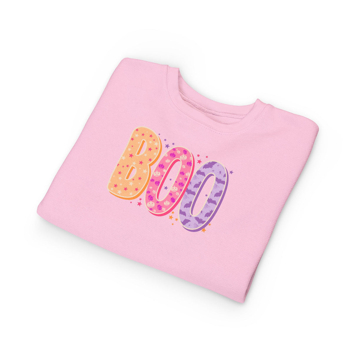 Toddler Sweatshirt - Cute "BOO" Halloween Crewneck for Kids