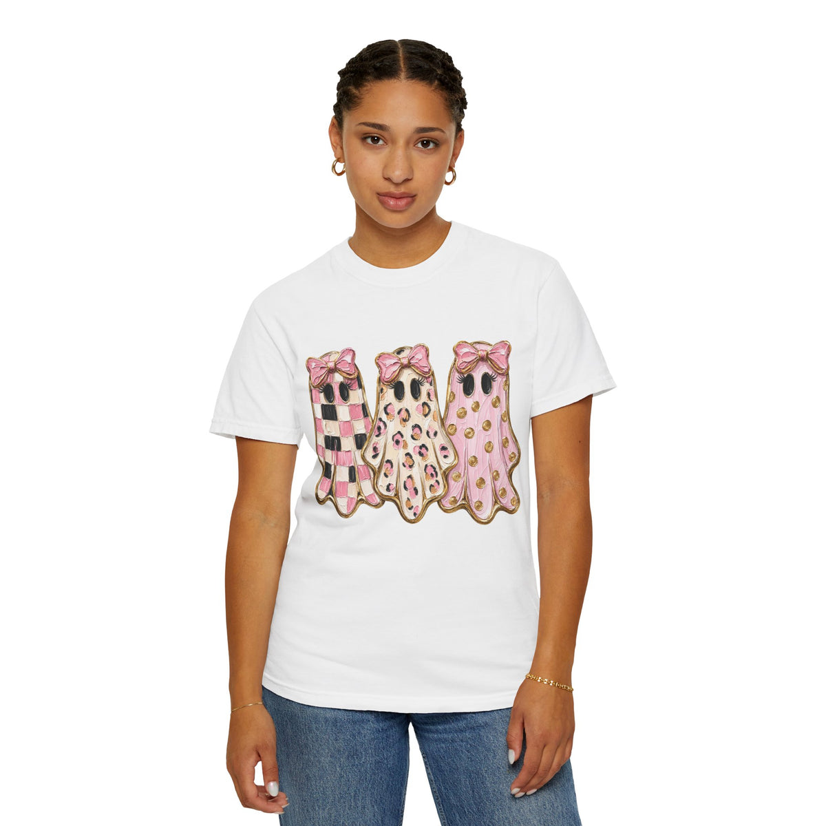 Cute Pink Ghost Trio T-Shirt