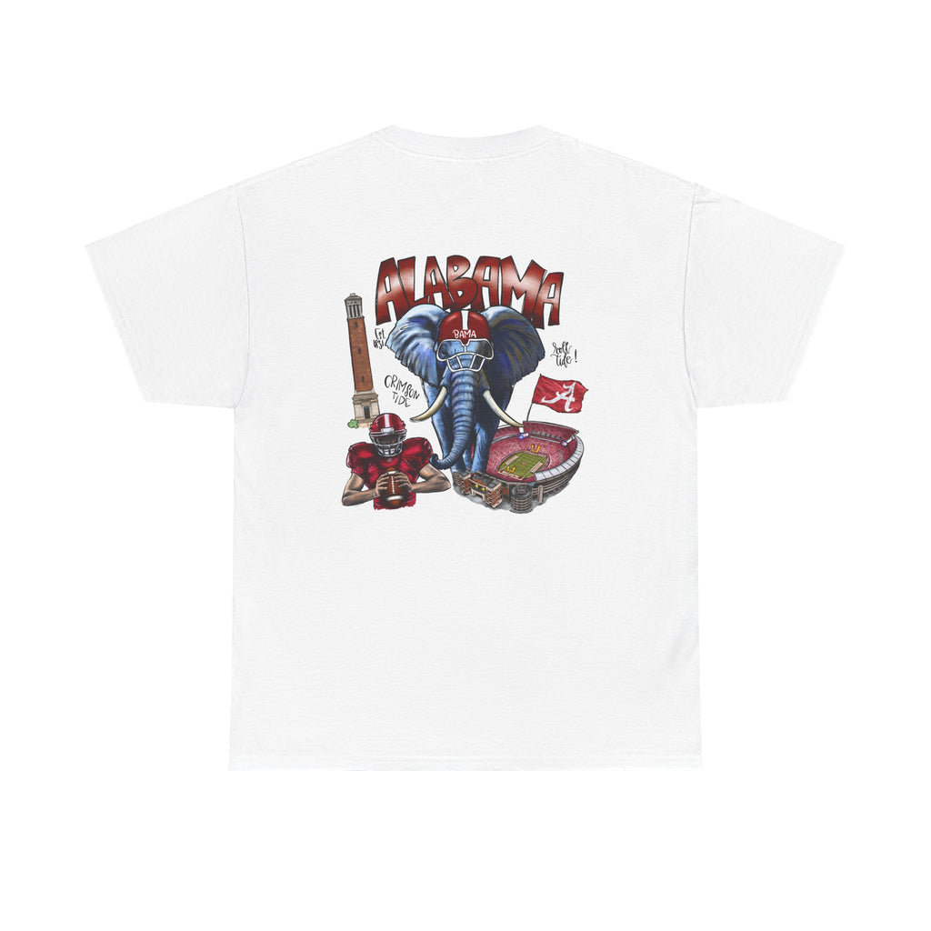 Alabama Crimson Tide Tee — Elephant Stadium Graphic T-Shirt