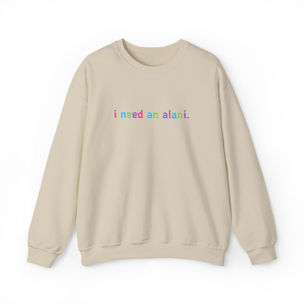 I need an alani. Embroidered Sweatshirt
