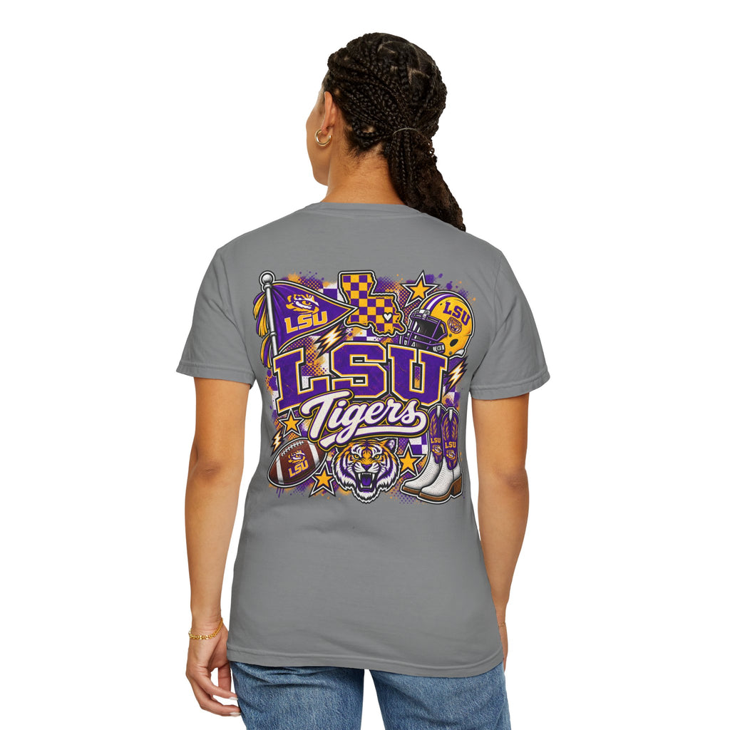 LSU Tigers Graphic T-Shirt — College Football Fan Tee