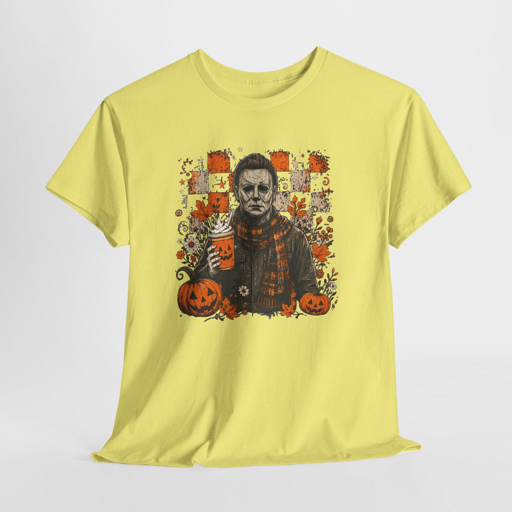 Michael Myers Halloween Tee — Spooky Pumpkin Horror Graphic T-Shirt