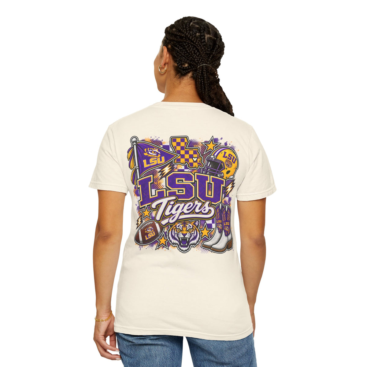 LSU Tigers Graphic T-Shirt — College Football Fan Tee