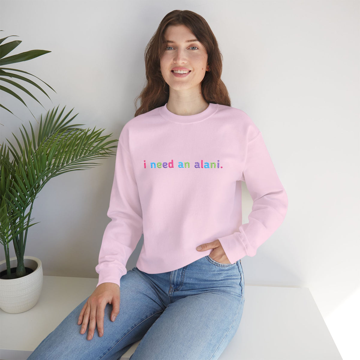 I need an alani. Embroidered Sweatshirt