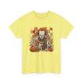 Horror Clown Halloween T-Shirt — Spooky Pennywise Pumpkin Design