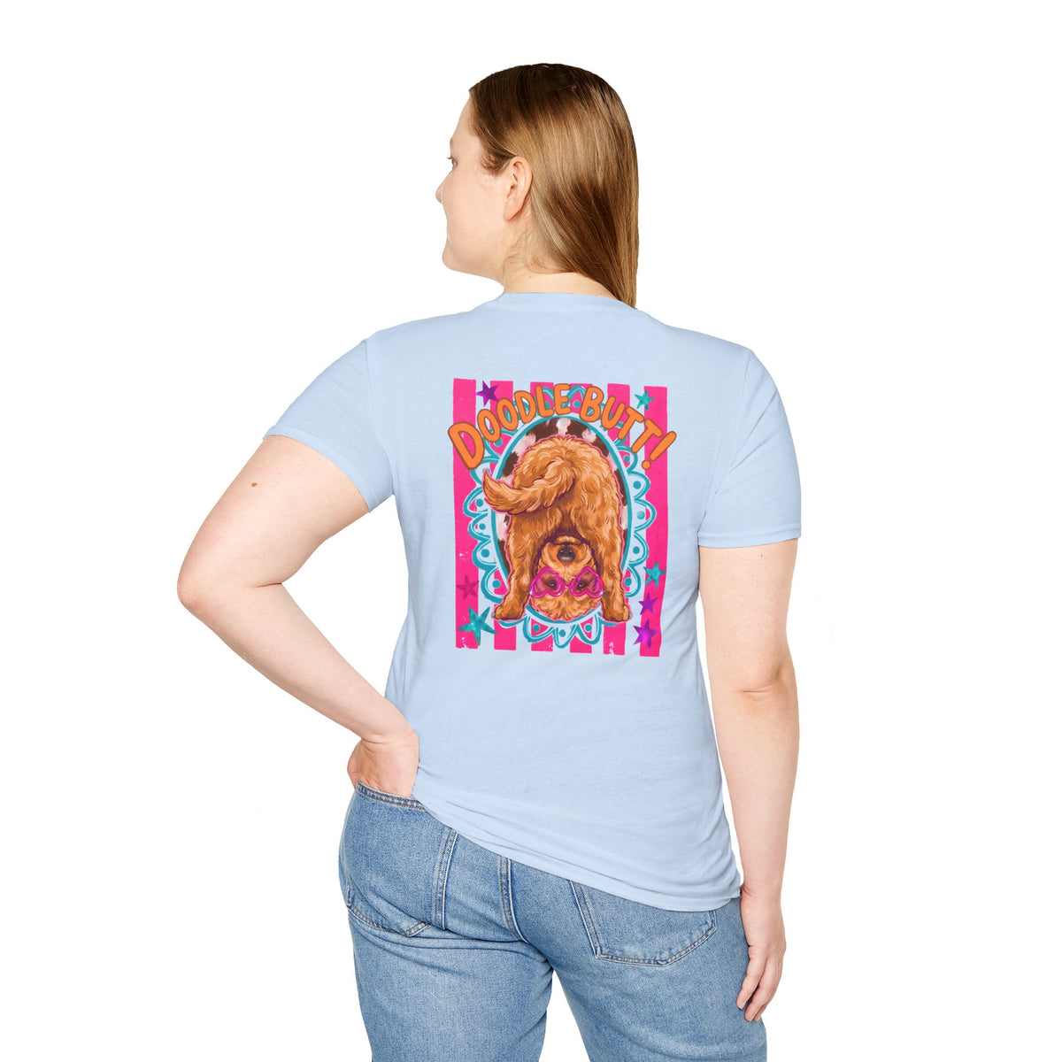Doodlebug Retro Goldendoodle Graphic