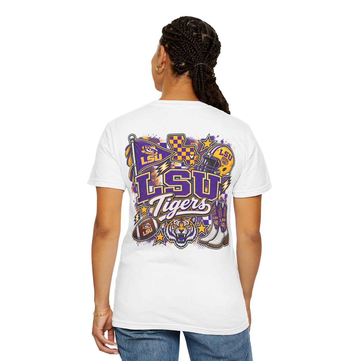 LSU Tigers Graphic T-Shirt — College Football Fan Tee