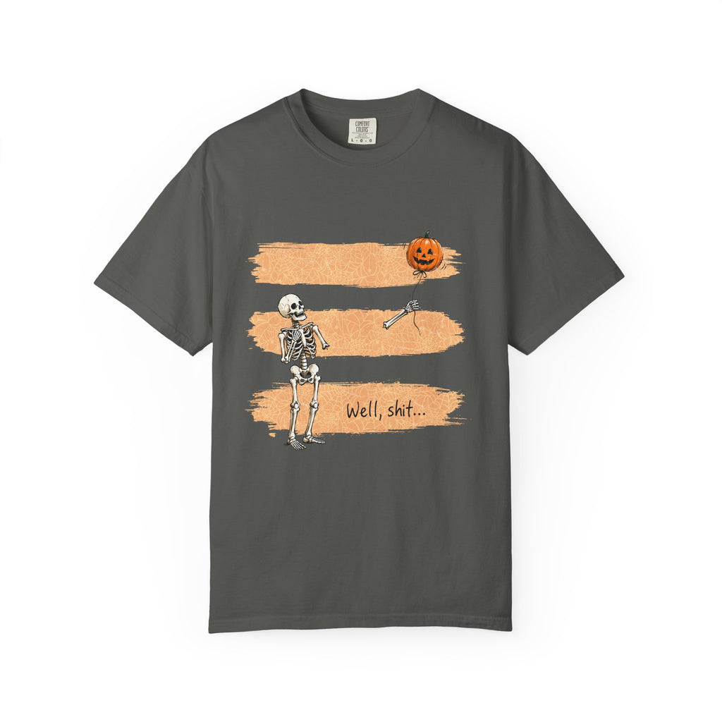 "Well, shit..." Funny Pumpkin Fall Tee