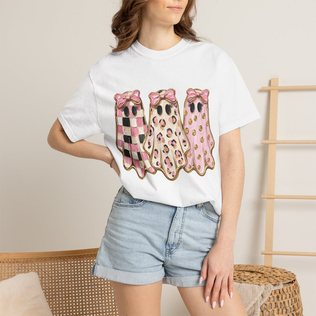 Cute Pink Ghost Trio T-Shirt