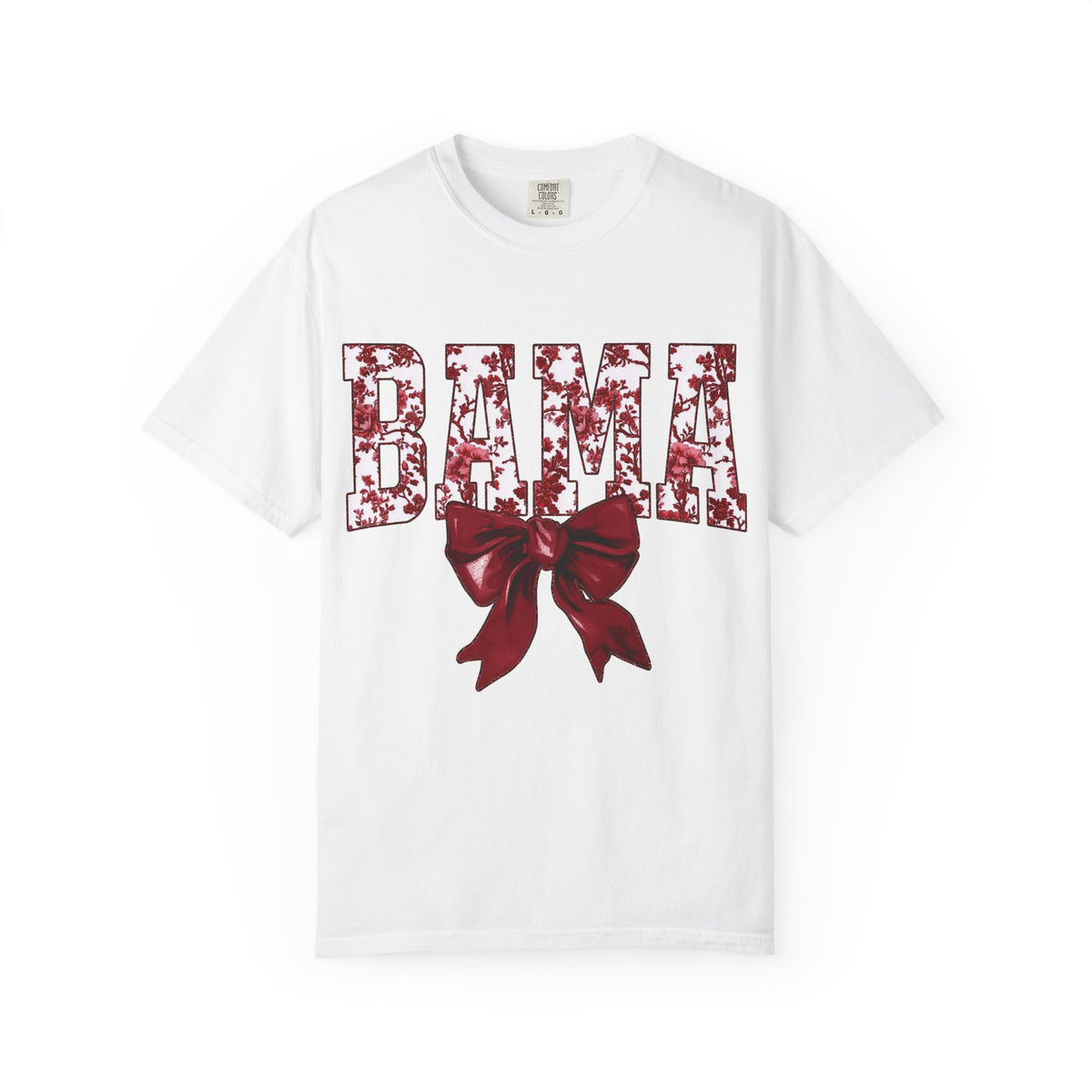 BAMA Floral Bow T-Shirt — Alabama Crimson Tide Tee