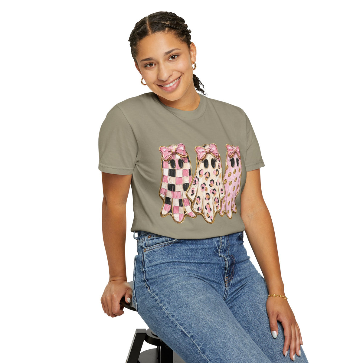 Cute Pink Ghost Trio T-Shirt