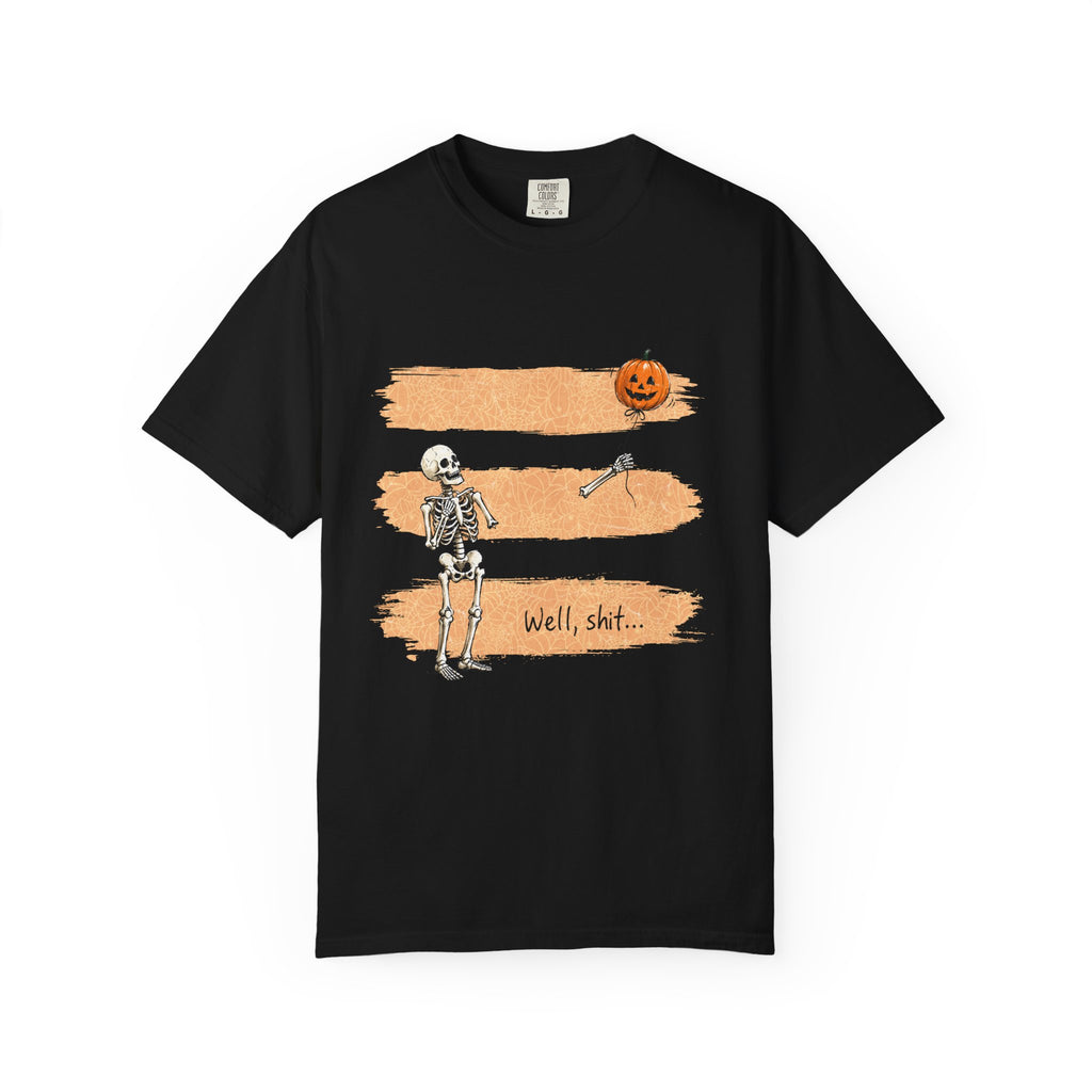 "Well, shit..." Funny Pumpkin Fall Tee