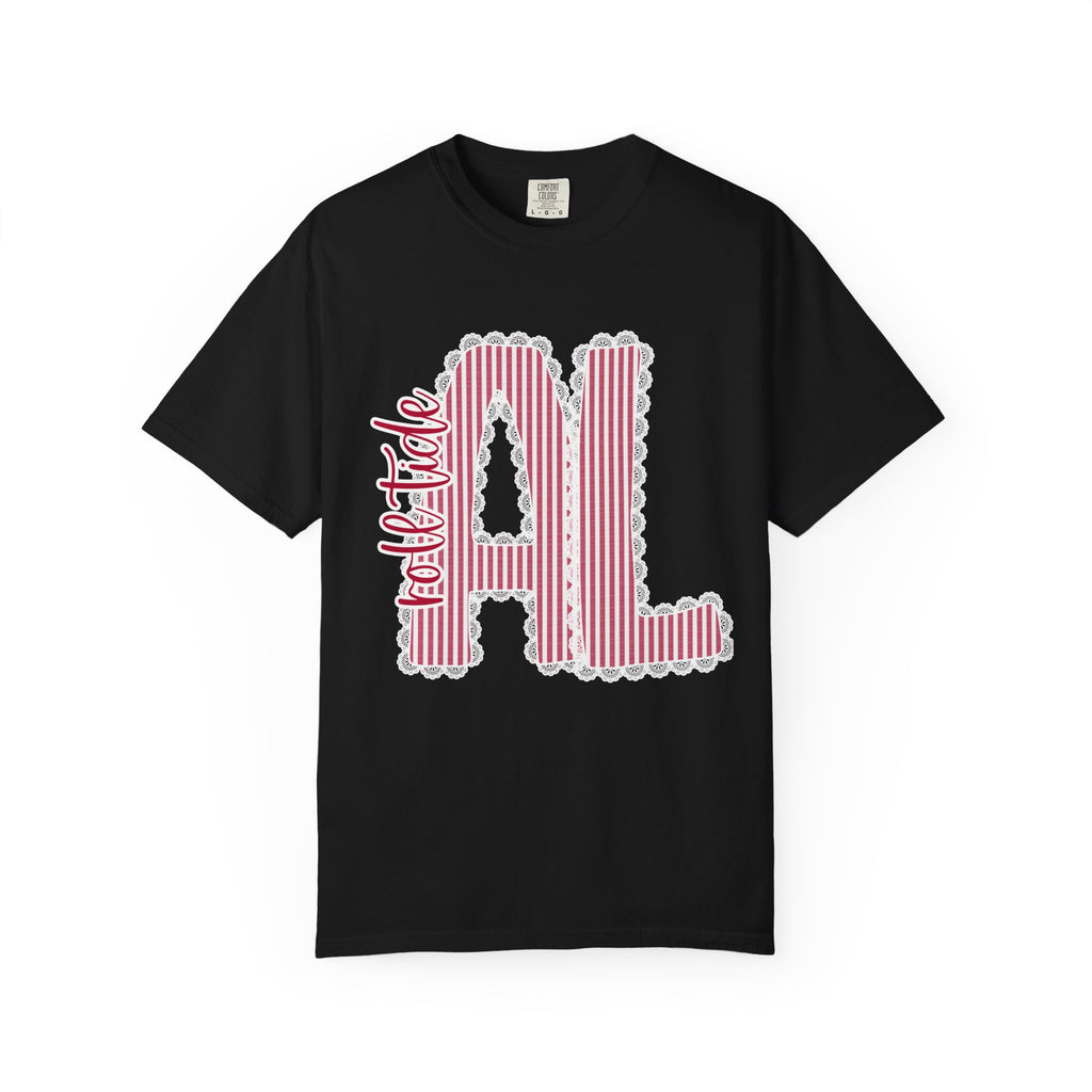 Alabama 'Roll Tide' Striped Graphic T-Shirt — Vintage Collegiate Tee