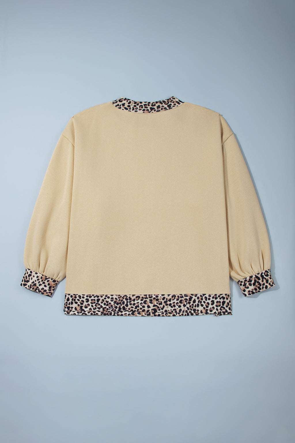 Coffee Plus Size Polka Dot Trim Mock Neck BLESS Graphic Sweatshirt