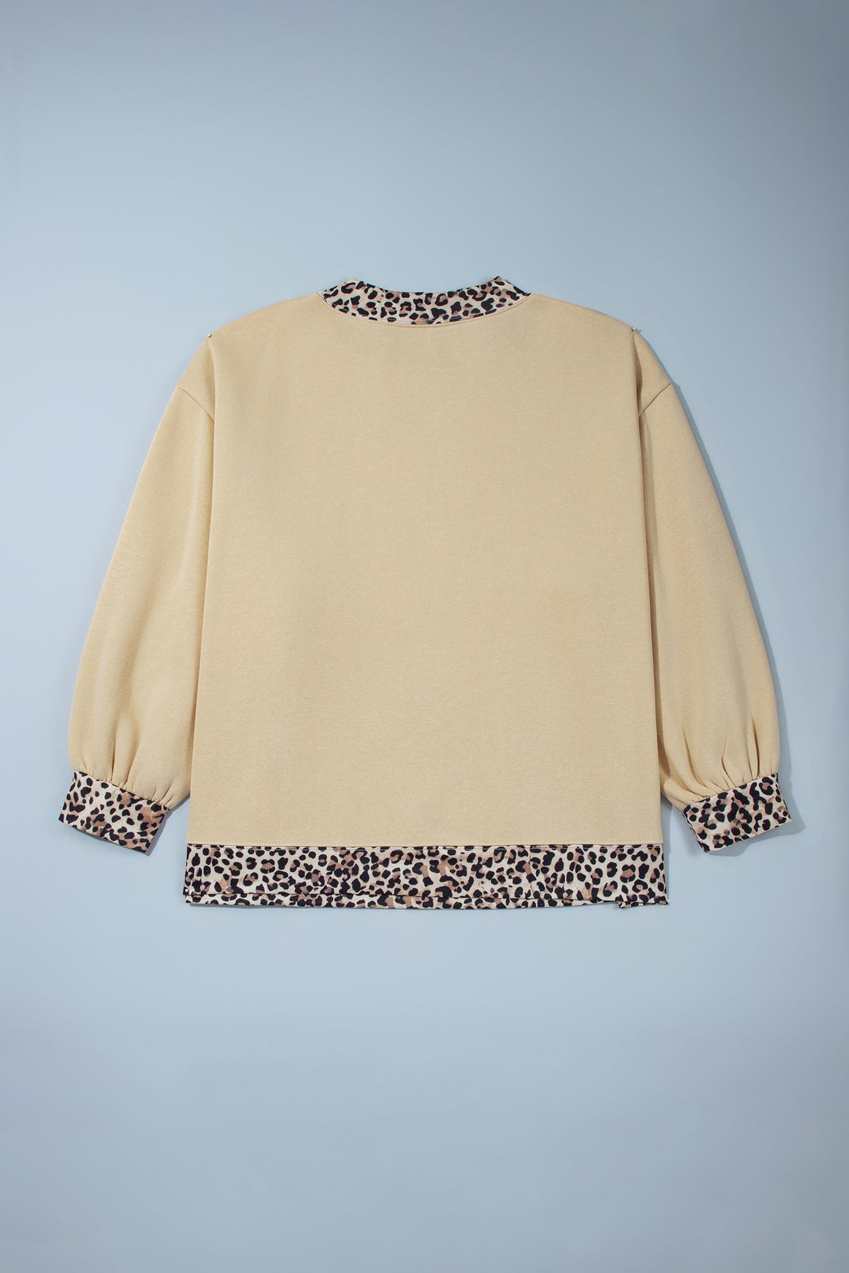 Coffee Plus Size Polka Dot Trim Mock Neck BLESS Graphic Sweatshirt