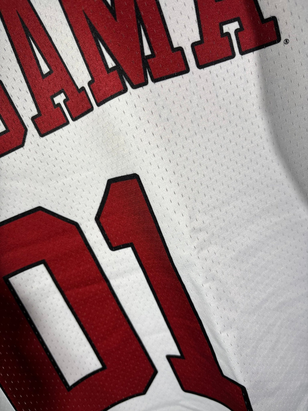 Boxy Oversized Alabama #01 Football Jersey