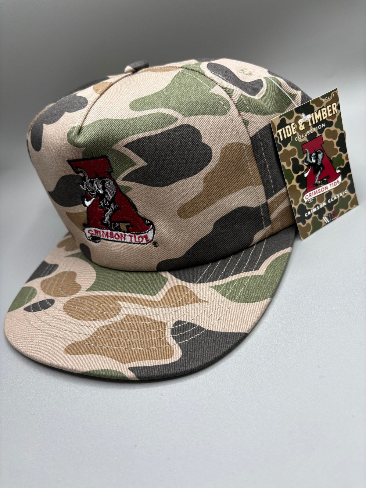 Crimson Classic Snapback Hat - Tide & Timber Collection (Vol. 1)